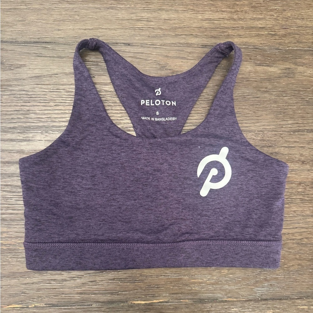 Peloton Purple Racerback Sports Bra size small